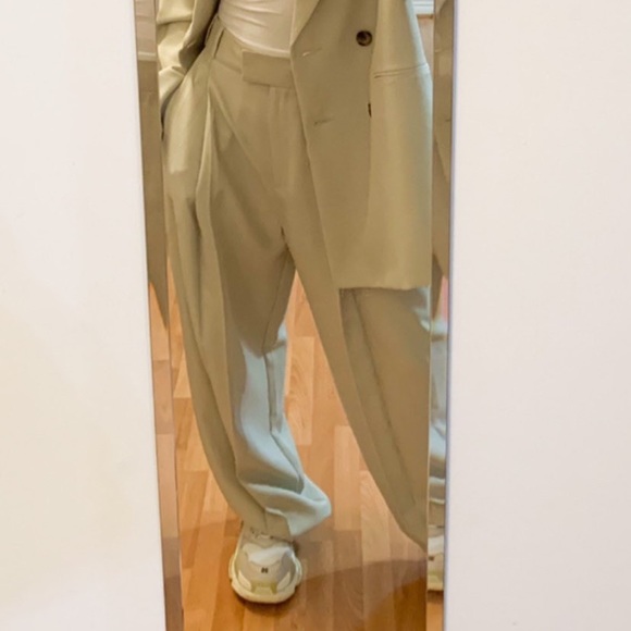 Topshop marl trousers beige - Picture 3 of 3